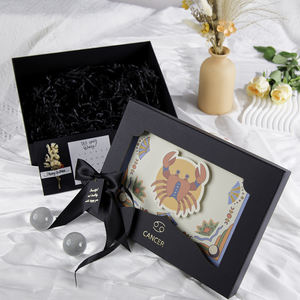 RTS Premium 12 Zodiac Art Custom Cosmetic UV Advantage Cardboard <b>Gift</b> <b>Box</b> Foil Handcrafted Presentations Lid Base Paper Boxes - Product Image 3