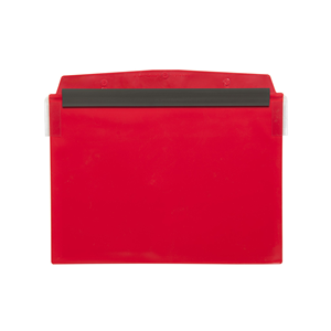 Portadocumentos Magnético A4 Horizontal con 1 Banda Magnética y Solapa Protectora Rojo Paquete de 10-MA4111-01 - Product Image 2