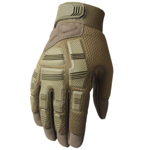 Guantes de moto de cuero genuino con palma reforzada Malla transpirable Aspecto de motorista clásico y durabilidad de larga duración - Product Image 4