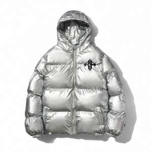 ATLANTIC New Top Trending Logotipo personalizado Chaqueta de invierno 100% Poliéster Transpirable Impreso Cremallera Chaqueta acolchada - Product Image 1