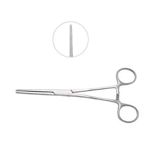 Pinzas Kocher Pinzas Hemostáticas Delicadas Rectas 16cm 1x2 Dientes Instrumentos Quirúrgicos de Acero Inoxidable de Alta Calidad - Product Image 1