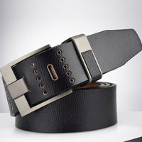 Ceinture en cuir de haute qualité pour hommes, nouvelle conception de boucle, ceinture de taille tendance pour le travail et les occasions décontractées