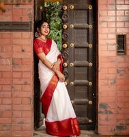 Sari de Banarasi en soie douce de meilleure qualité avec la bordure Zari au meilleur Design achetez au prix le plus bas dans royal export