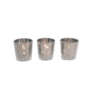 Juego de soportes votivos de Metal de lujo Decoración popular para el hogar y diseño de centro de mesa de boda para ambiente romántico y Navidad - Product Image 1