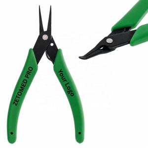 Xuron 450BN Premium High Quality Stainless Steel Long Bent Nose Pliers Precision Tweezer Tip Grip <b>Wire</b> <b>Control</b> Jewelry Making - Product Image 5