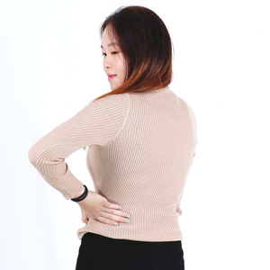 เสื้อสเวตเตอร์คอเต่าสำหรับผู้หญิงแขนยาวคอเต่าฤดูหนาว - Product Image 3