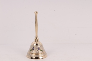 Indian Manufacturer Supplier's New Arrival Vintage Brass Hand <b>Bell</b> Exclusive Metal <b>Bells</b> Decor Custom Designed Indian Origin - Product Image 4