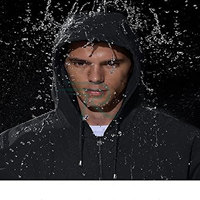 Chaqueta Softshell con Capucha Razorts International, Talla Grande, Impermeable, Cortavientos, con Cierre, para Viajes de Invierno, Transpirable y de Secado Rápido