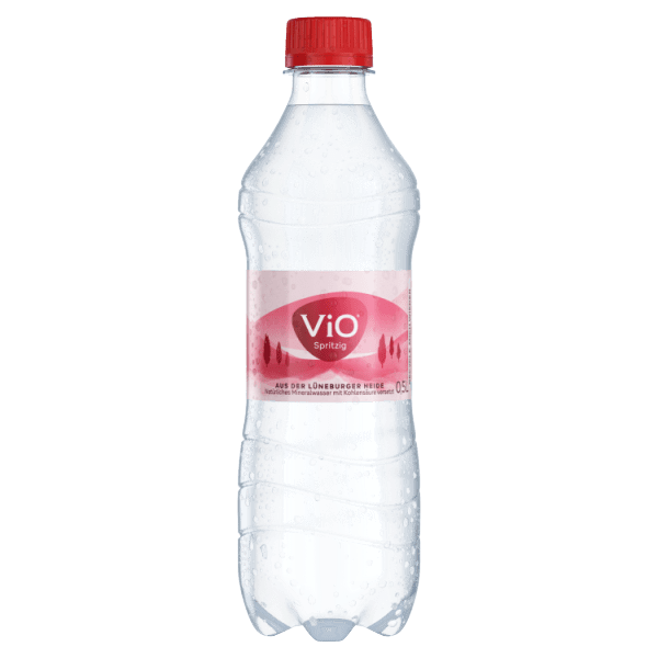 Лидер продаж, минеральная вода Vio Spritzig 18*0,5 л, оптовая упаковка, заводская цена, газированная вода высшего качества для дома и офиса