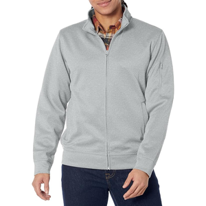 Vestes de survêtement unisexes personnalisées orange pour hommes 100% polyester coupe ajustée fermeture éclair complète respirant vêtements de sport à la mode vestes d'extérieur - Product Image 5