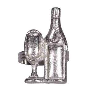 Anneau de serviette de créateur en aluminium pour mariage, anneau de mouchoirs décoratif de TABLE d'hôtel - Product Image 4