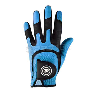 Venta caliente Guantes de golf unisex Cuero genuino en naranja y negro Disponible en todos los colores - Product Image 5