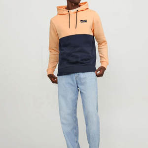 Sweats à capuche 100% coton personnalisés pour hommes pour l'hiver Motif solide avec sérigraphie Meilleure vente Service OEM en ligne disponible - Product Image 2