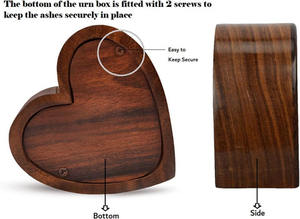 High Quality Wood Cremation <b>Urns</b> for Ashes Wholesale <b>Urns</b> for Cat and <b>Dog</b> Ashes Handmade <b>Urns</b> - Product Image 2