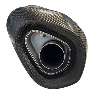 Système d'échappement complet Akrapovic M-HCR014 pour Yamaha <span class=keywords><strong>TMAX</strong></span> 500 & 530, adaptateur 51 mm, nouveau tuyau de silencieux en carbone - Product Image 6