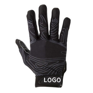 Gants de football américain Street Wear Design personnalisé Meilleure qualité Grip antidérapant Clubs Training Gants de football américain - Product Image 4