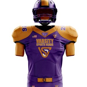 Uniforme de fútbol americano para hombres Jersey y pantalones personalizados Aparejos de alta calidad Sarga Ropa deportiva duradera Entrenamiento de equipos al por mayor - Product Image 2