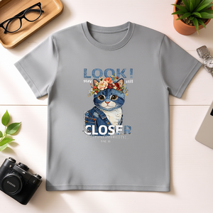 T-Shirt Unisex 100% Cotone Stile Casual con Stampa Personalizzata di Rose, Taglia 2XL, 210GSM, Metodo di Stampa DTG - Product Image 3
