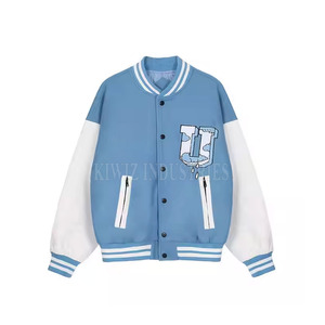 Broderie personnalisée Lettermen Jacket Style unique avec col montant Meilleure qualité Laine et tissu État neuf Prix bas - Product Image 1