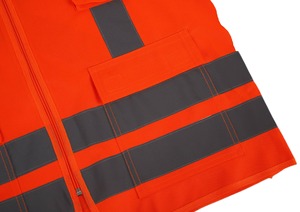 เสื้อกั๊กนิรภัยสะท้อนแสงคุณภาพสูงสำหรับงานกลางแจ้ง ขายตรงจากโรงงาน - Product Image 2