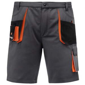 Pantalones cortos de trabajo para hombre <span class=keywords><strong>en</strong></span> gris oscuro/negro/naranja talla 54-TERRATREND - Product Image 2