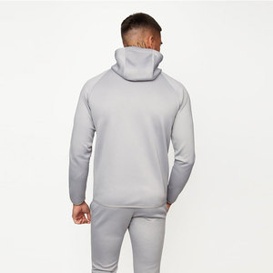 Custom Winter Unisex Streetwear Chándal para los hombres de gran tamaño Puff Imprimir 100% algodón Sudadera con capucha y pantalones conjunto - Product Image 2