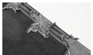 Combinaison pour homme personnalisée, style rétro, patch étoile, tricotée, taille mi-haute, jambe large, style hip-hop, design classique, nouveau style américain, grande taille - Product Image 5