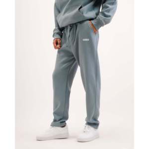 Pantalones Casuales Transpirables Cyan Essential con Cintura Media para la Temporada de Otoño - Product Image 3