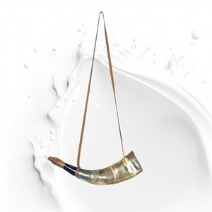 Corne de buffle naturelle authentique Viking, artisanale, sculptée à la main, style poli, décoration de Noël - Product Image 3