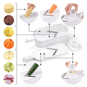 Household Push-pull <b>Vegetable</b> Slicer, <b>Multifunctional</b> Fruit Veggie Shredder <b>Cutter</b> Safe Kitchen Food Prep Tool - Product Image 3