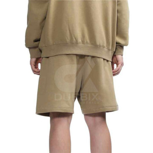 Pantalones cortos de algodón personalizados para hombres, pantalones cortos lavados con ácido para hombres, uso más vendido, ropa de verano para exteriores con cordón, pantalones cortos para hombres - Product Image 5