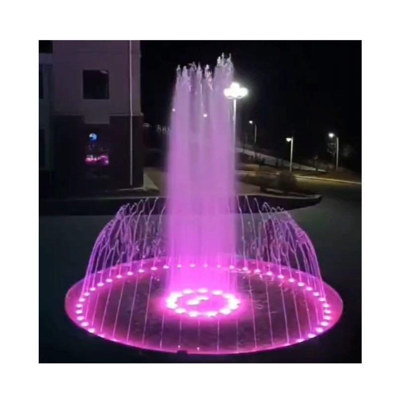 Custom New Designed 3-6M Small Size Music Dancing Water Show Led Light Adjustable Jet Nozzle Dancing Water Fountain Outdoor