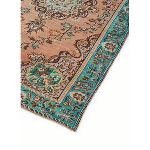 Alfombras de Lana Anudadas a Mano Estilo Vintage, Alfombra Grande Multifuncional Hecha a Mano para Sala de Estar, Pasillo, Rectangular, con Medallón Abstracto - Product Image 2