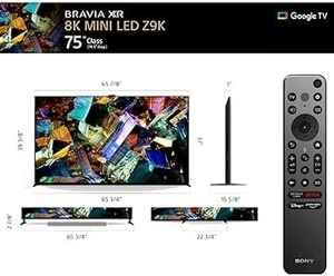 Nuevo Televisor Inteligente XR Z9K de 75 Pulgadas 8K HDR con Pantalla Grande, Entrega a Domicilio - Product Image 3