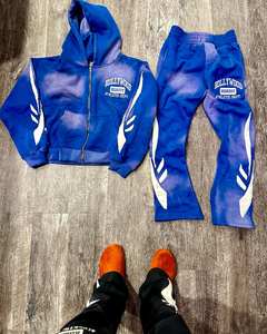 Survêtement de course d'hiver élégant pour homme de fabrication haut de gamme, pour jogging décontracté, entraînement, avec techniques imprimées - Product Image 2