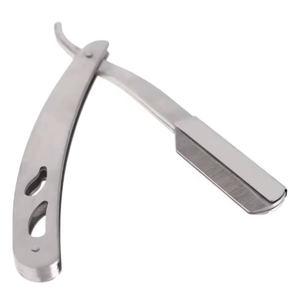 ANAAIF ENTERPRISES-Couteau de barbier pliable en acier inoxydable pour hommes - Product Image 6