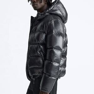 Abrigo acolchado negro de Primavera de calidad superior más vendido, chaqueta Formal de calle con logotipo frontal, envío 2025DDP - Product Image 5