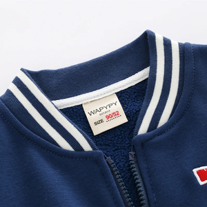 Chaqueta Varsity de Invierno para Hombre, Estilo Moderno, Personalizada con Logotipo, Talla Grande, Transpirable, con Cuello Alto y Capucha, 100% Lana - Product Image 3