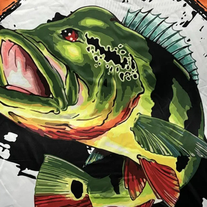 เสื้อตกปลาโพลีเอสเตอร์100% พิมพ์ลายซับลิเมชันระบายอากาศได้ดีออกแบบล่าสุด - Product Image 3