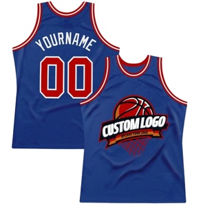 Custom <b>Retro</b> Double Sided Basketball Jersey High Quality Polyester Plus Size for Spring and Summer Sports - Product Image 1