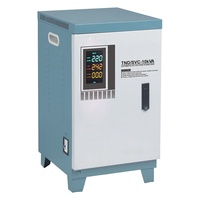 Régulateur de tension AC monophasé en cuivre haute précision 3kVA 220V, sortie industrielle, entièrement automatique, affichage numérique