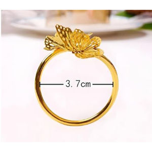 Fabrique et Fournisseurs de Rond de Serviette Décoratif Papillon Doré Design Antique pour les Maisons Restaurants Fournitures - Product Image 4