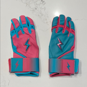 Guantes de bateo estilo Brucebolt de edición limitada de calidad Premium 100% Guantes de bateo de béisbol de cuero Cabretta Premium - Product Image 2