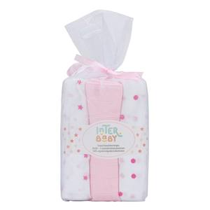 SWADDLES 80X80 Patrón de Puntos Rosas 100% Algodón Técnica de Tejido - Product Image 1