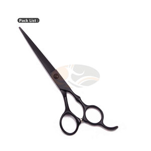Kit de ciseaux de barbier professionnels de haute qualité pour droitiers, en acier inoxydable japonais J2, ciseaux de salon et ciseaux à effiler, lot de 2 pièces - Product Image 3