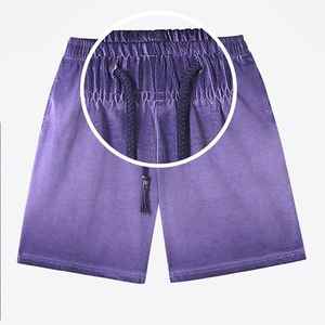 Custom Blank <b>Sweat</b> <b>Short</b> Drawstring Acid Wash Raw Edgs Vintage Plain French Terry Cotton Fleece Jogger Sports Wash <b>Mens</b> <b>Shorts</b> - Product Image 3