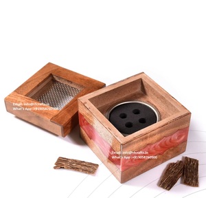 Encensoir en résine en bois à brûleur Oud moderne avec bobine électrique pour usage domestique et religieux - Product Image 6