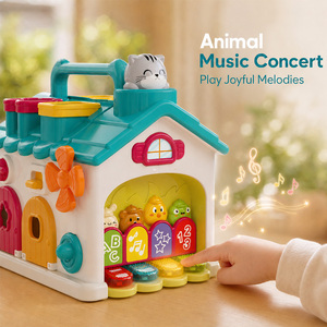 <span class=keywords><strong>Maison</strong></span> d'activités multifonctionnelle en plastique pour bébés, type cube, <span class=keywords><strong>Montessori</strong></span>, pour l'éveil des tout-petits - Product Image 2