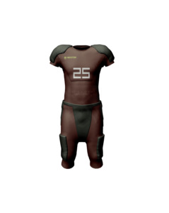 ชุดเครื่องแบบอเมริกันฟุตบอลชุดเสื้อและกางเกงแบบมีเบาะผลิตจากโรงงาน - Product Image 1