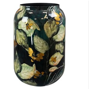 Jardinière de fleurs en métal enduit noir avec support de chariot Jardinière de vaisselle décorative pour la maison et le mariage pour la décoration de plantes - Product Image 6